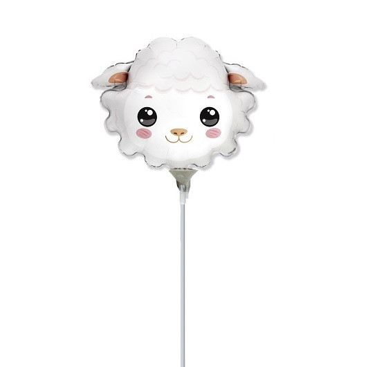 Mini Ballon Alu T Te De Mouton Gonfler L Air Sur Tige