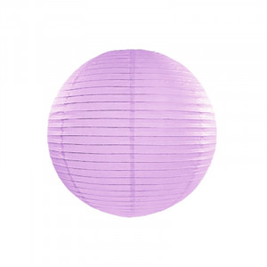 Lampions chinoises violet clair 25 cm en papier