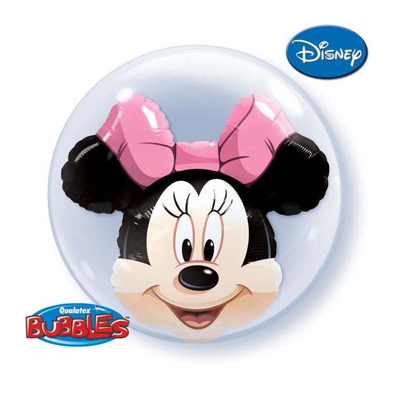 Ballon Bubble Tete De Minnie Disney Baby Shower Anniversaire Fete