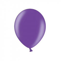 Ballons gonflables latex violet nacré déco anniversaire baptême
