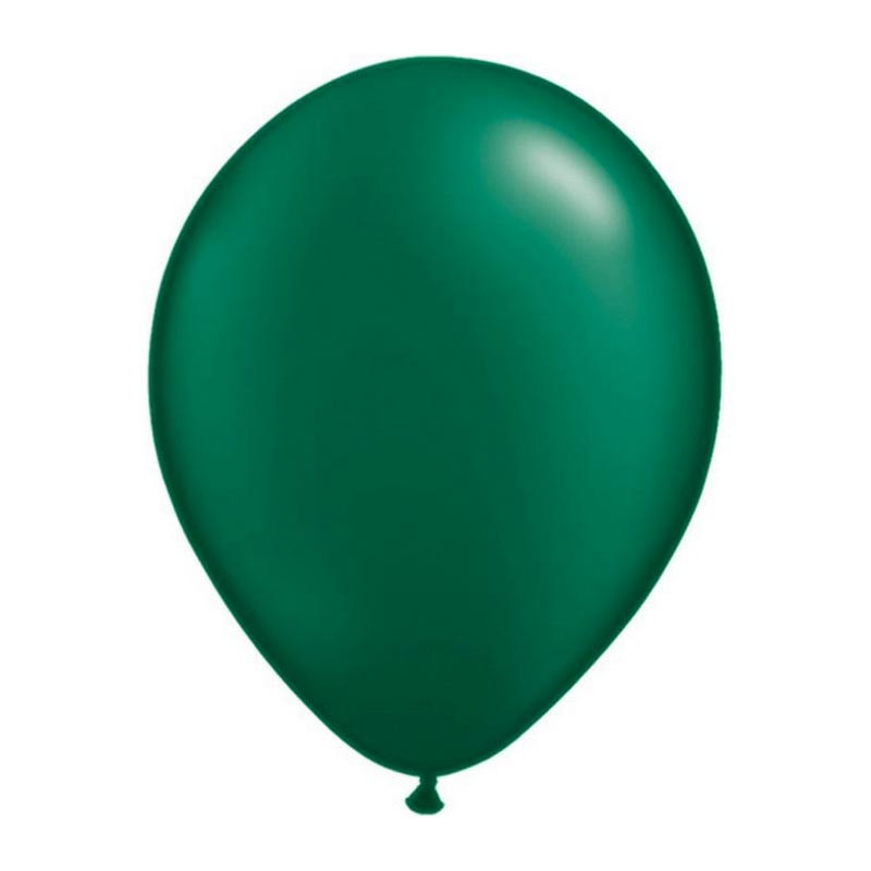 100 ballons vert sapin - Fiesta Republic