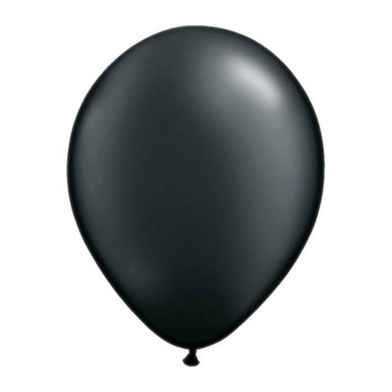 Paris Prix Lot de 10 Ballons en Latex Gonflables 30cm Noir pas cher 