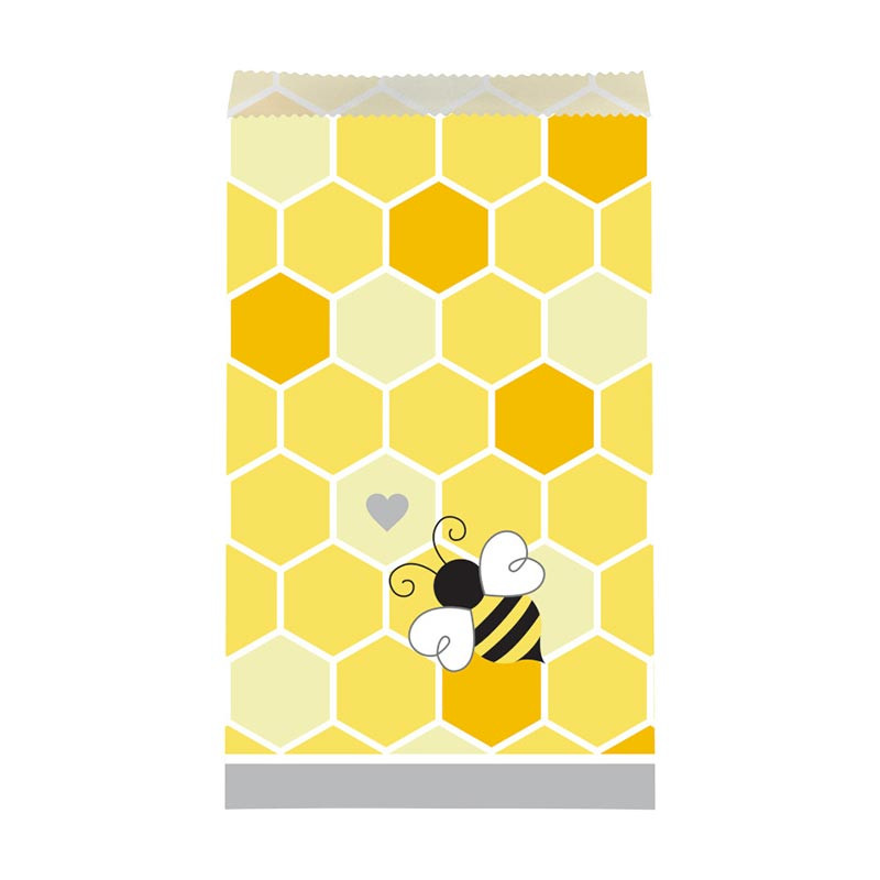 Sachets Cadeaux Invites Decoration Anniversaire Theme Abeilles