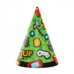 Chapeaux De Fete Jeux Videos Theme Deco De Fete Gaming Party