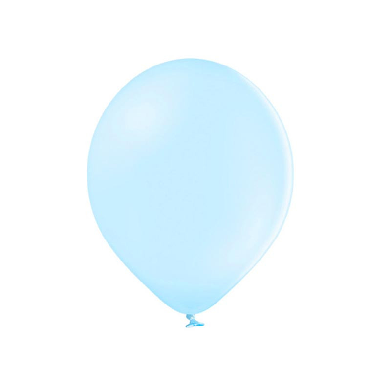Ballons en latex couleur pastel poudré bleu 30cm