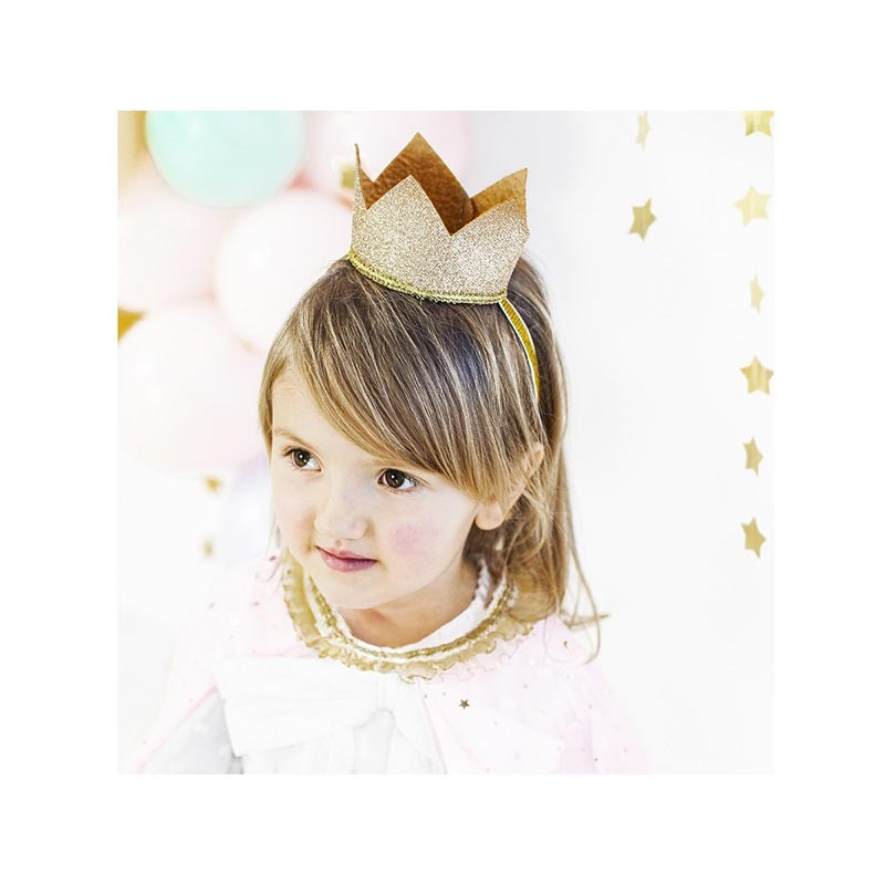 Couronne Princesse Fille, 6pcs Diademe Princesse Enfant Glitter Couronne  Anniversaire Couronne Reine Coiffe Princesse Convient pour Les Fêtes de  Filles 1-7 Ans