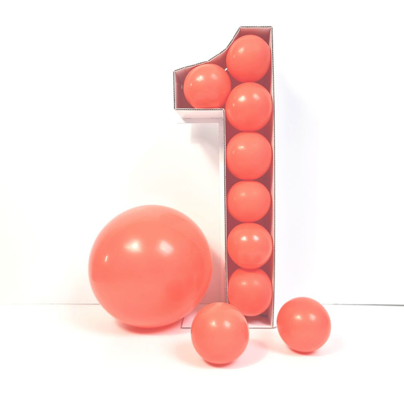 Structure chiffre ballons 81 cm – chiffre 0 - MODERN CONFETTI