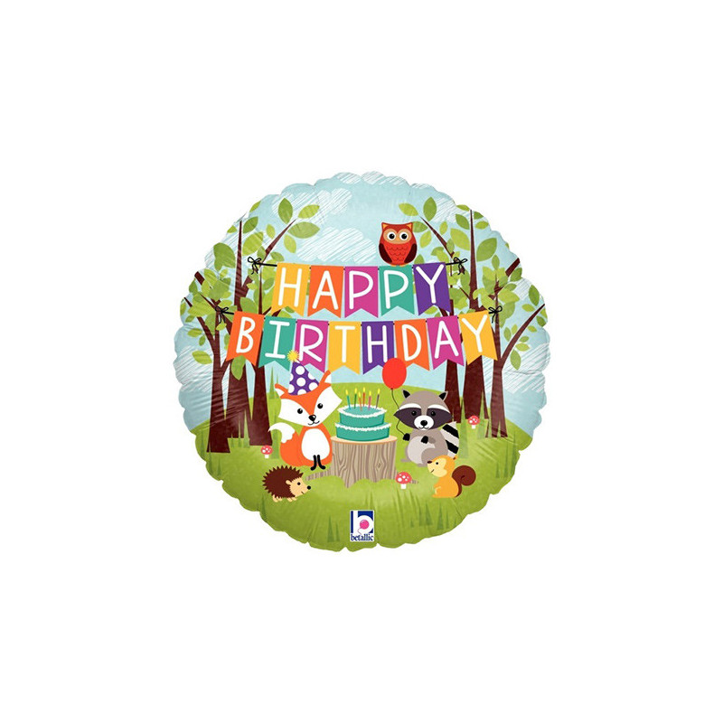 Ballons joyeux anniversaire en feuille d'aluminium pour enfants et adultes,  décorations de fête princesse roses