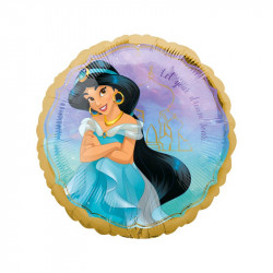 ballon Jasmine rond Princesses Disney anniversaire Aladdin