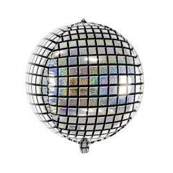 Boule disco à facettes argent (3 tailles) - Merveill'Home