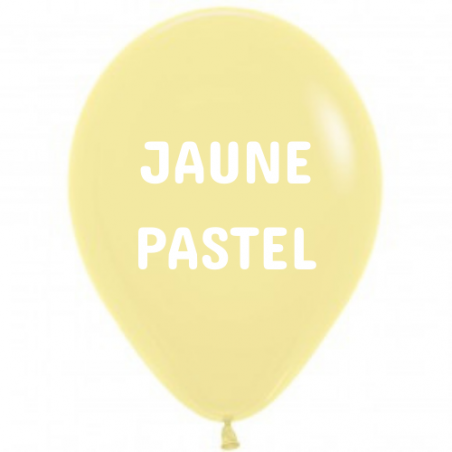 jumbo sempertex 60cm jaune pastel