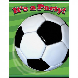 Anniversaire Pour Enfant 10 12 Ans A Theme Football Avec Ballon De Foot Herbes Aux Couleurs Vert Blanc Et Noir Mybbshowershop