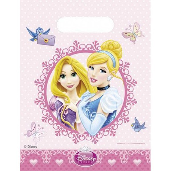 Sachet Cadeau Anniversaire Jolies Princesses Disney Cendrillon Raiponce