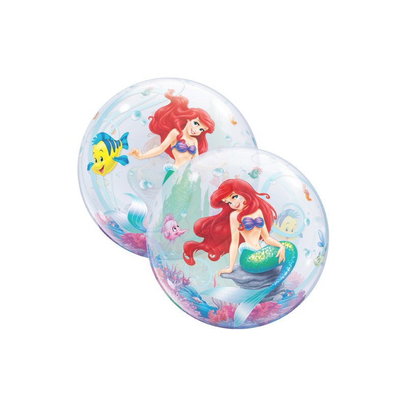 Ballon Decoration Bubble Theme Petite Sirene Anniversaire Disney Ariel