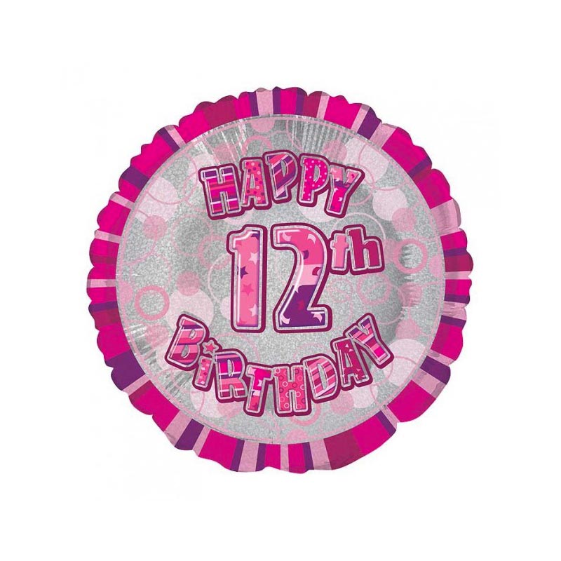 anniversaire fille 12 ans Ballon Chiffre 12 Douze Ans Decoration Rose Gris Anniversaire Fille anniversaire fille 12 ans