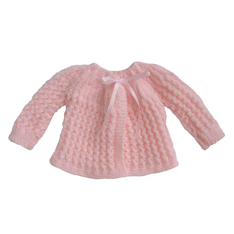 Brassiere Rose En Laine Pour Bebe