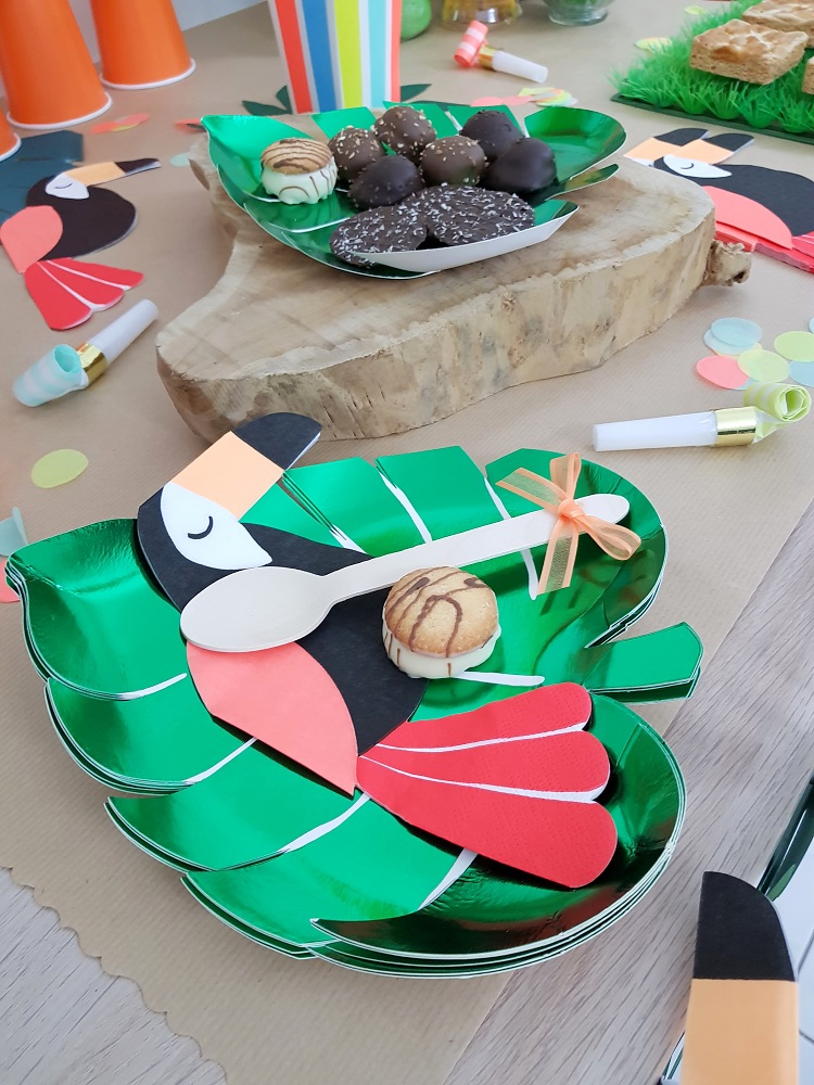 Anniversaire Fete Theme Toucan Tropical Exotique