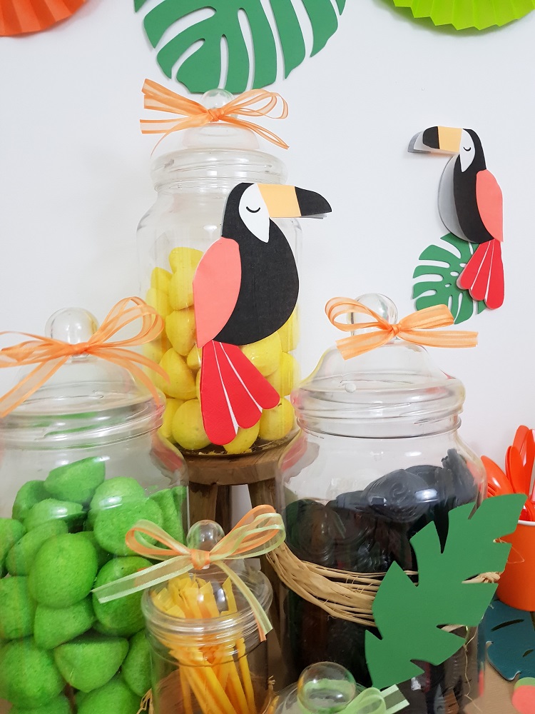 Anniversaire Fete Theme Toucan Tropical Exotique