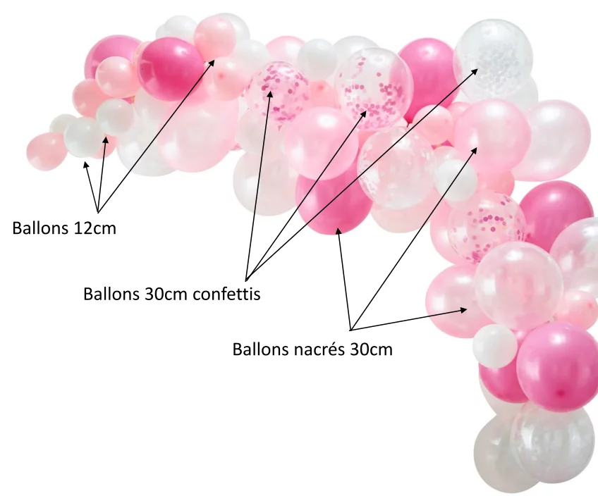 Set, Chaîne De Ballons Sirène Ballon Violet Ensemble De Ballons