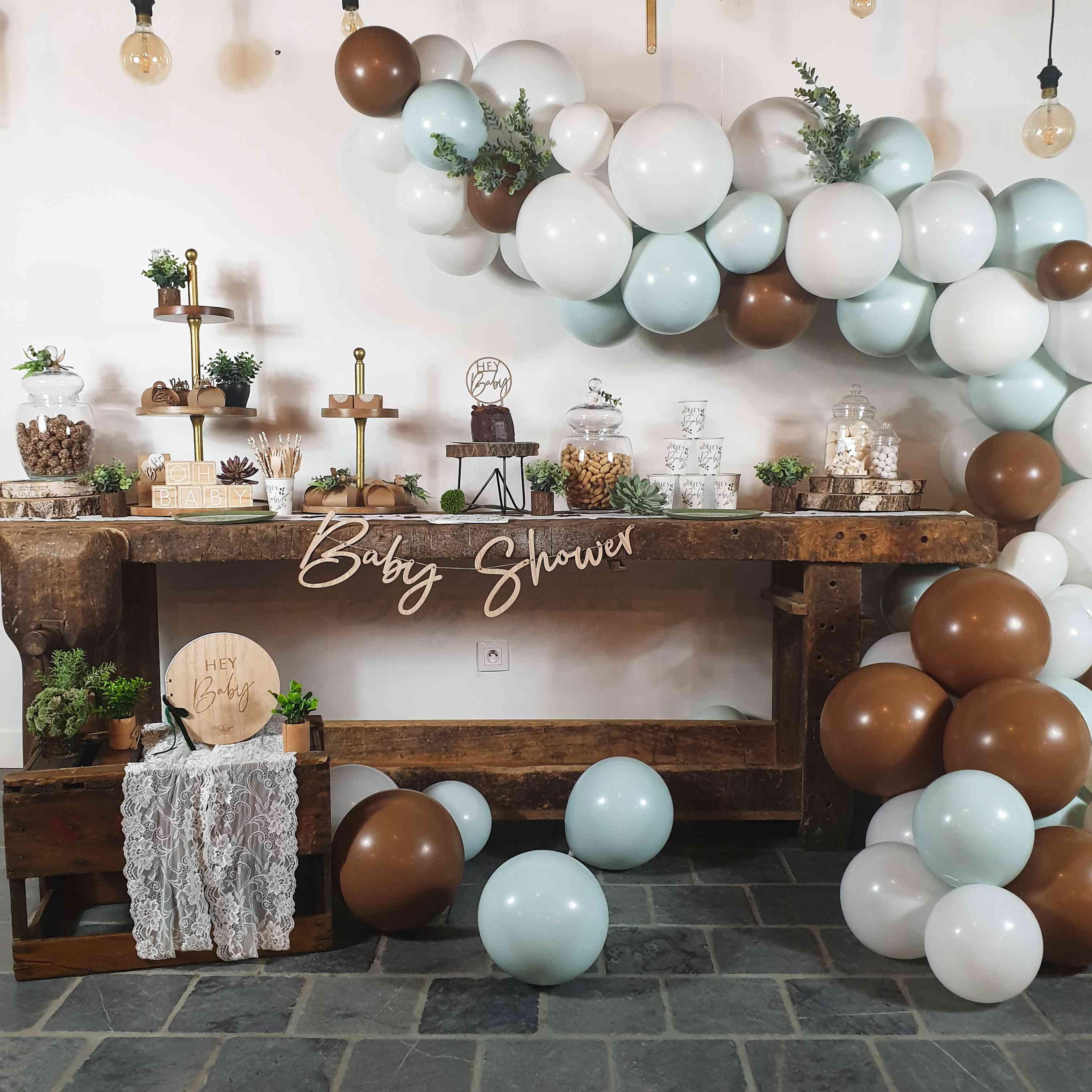 Baby Shower Decoration Theme Champetre Nature