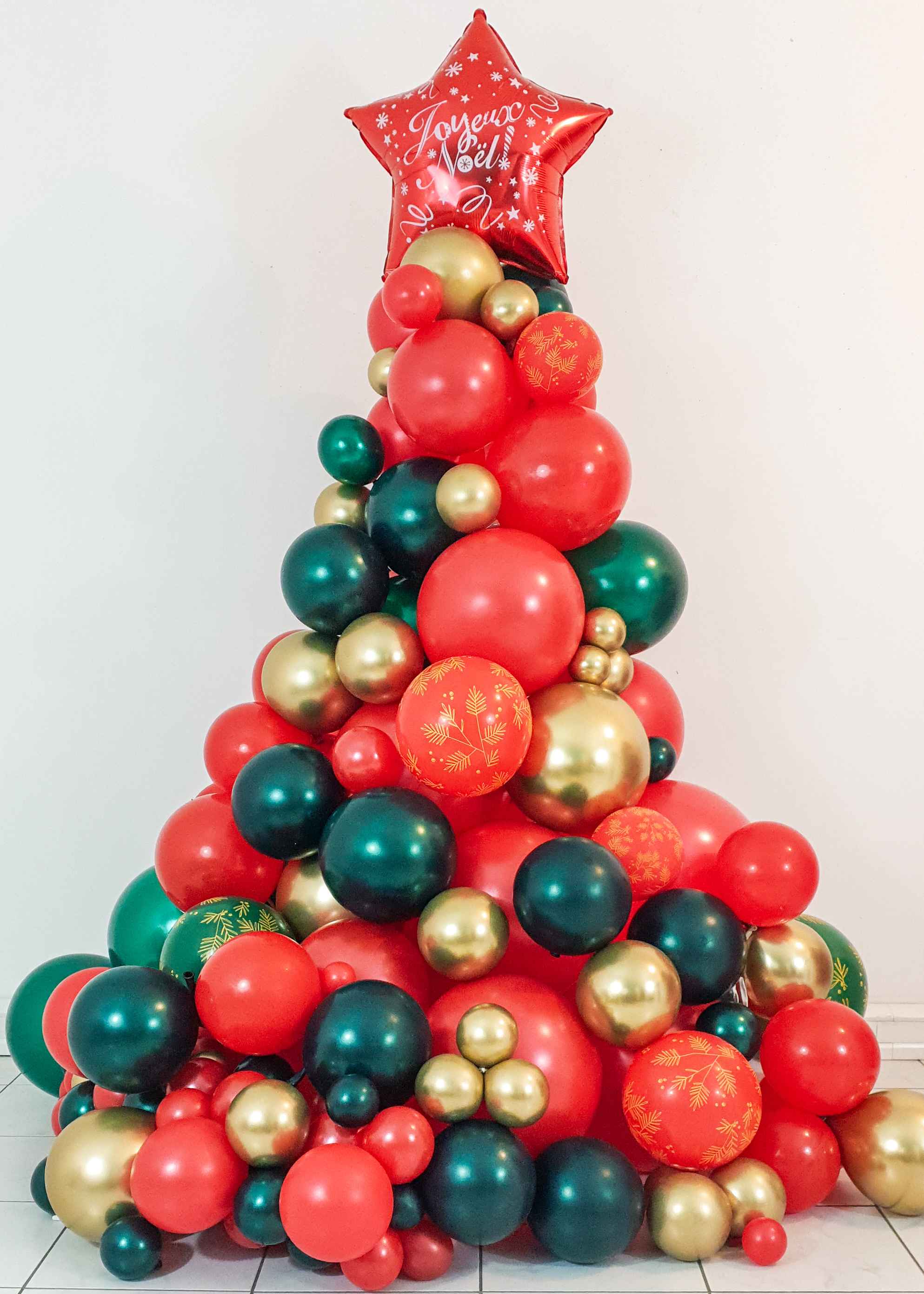 Ballon Sapin de Noël Vert - Décorations De Noël 