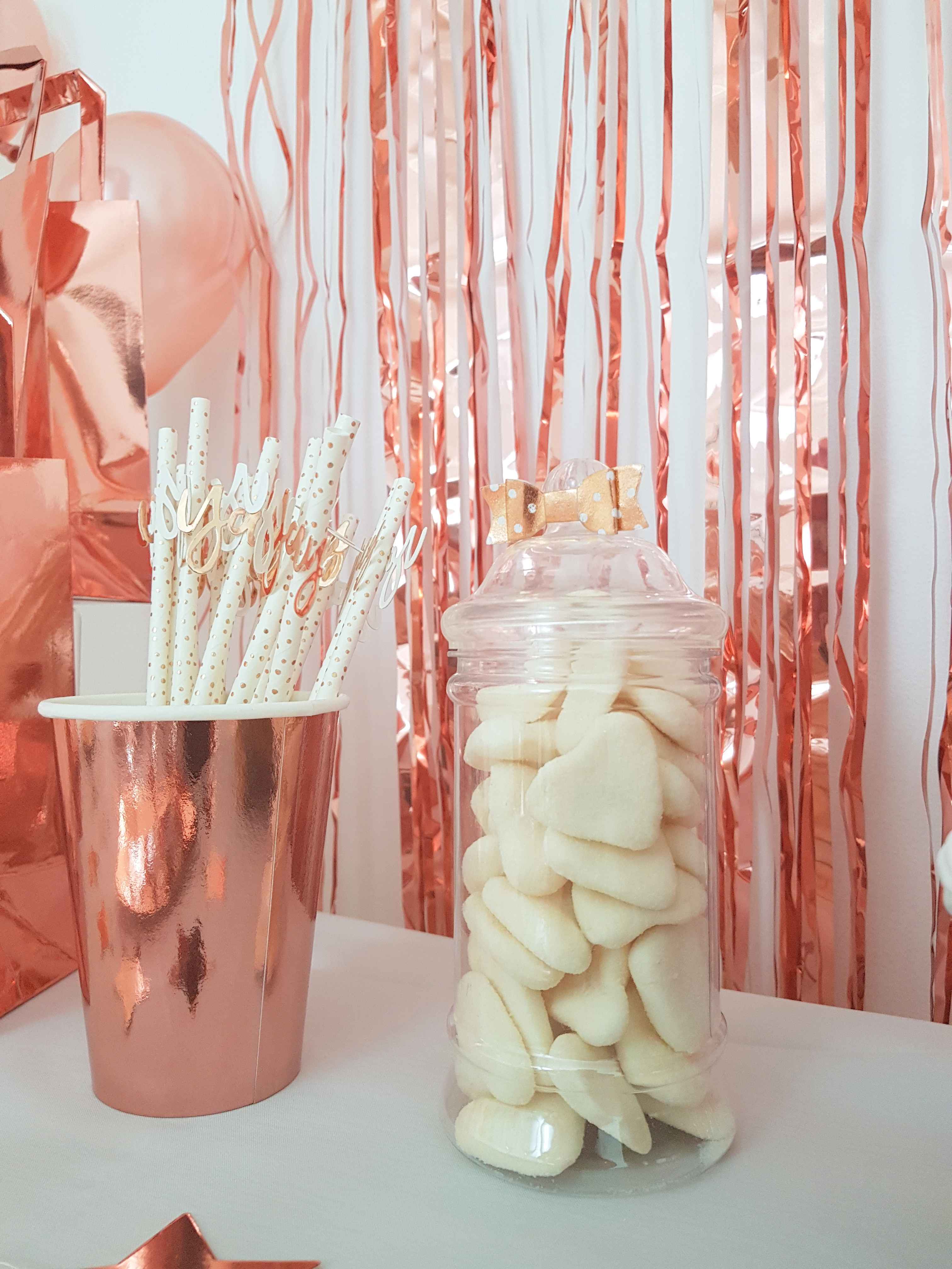 Sweet Table Rose Gold pour le Nouvel An - Rose Cuivré 2019