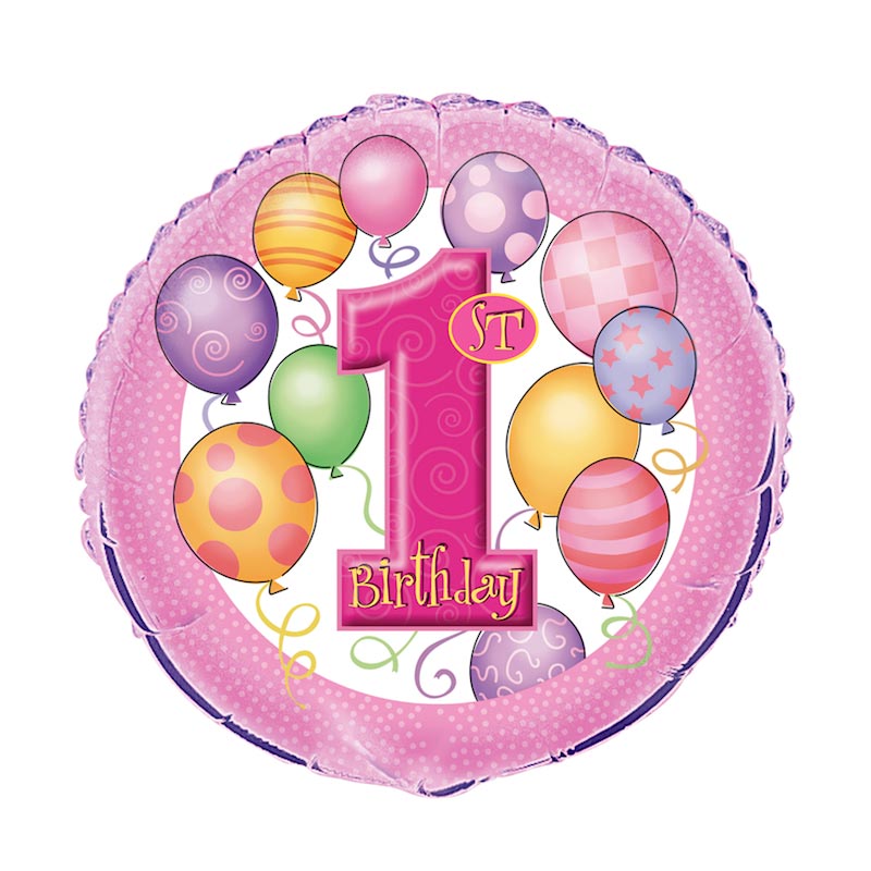 ballon alu pour décoration mon premier anniversaire de bébé