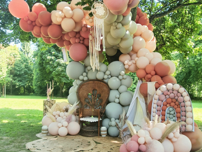 5 Astuces Déco pour une Fête Thème Bohème avec un Décor en Ballons Organiques