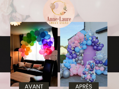 Reconversion réussie pour Anne-Laure Sweet Event Balloon Designer